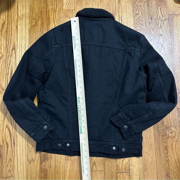 Levi's Men's Black Sherpa-Lined Jacket NWT Sz small - Picture 15 of 15